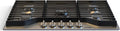 ThermoMate Heavy 36 Inch Gas Cooktop with 5 Italy Sabaf Power Burners, Built In Stove Top of 304 Stainless Steel, Gas Hob NG/LPG Convertible, Cooker with Thermocouple Protection CSA Certified