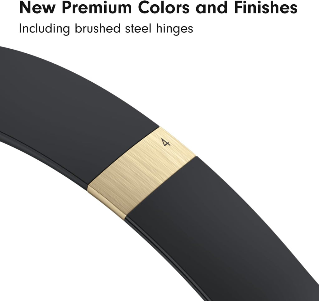 Beats Solo 4 - Wireless On-Ear Bluetooth Headphones, Up to 50-Hour Battery Life, Ultra-Lightweight Comfort, Powerful and Balanced Sound, Apple & Android Compatible - Black & Gold