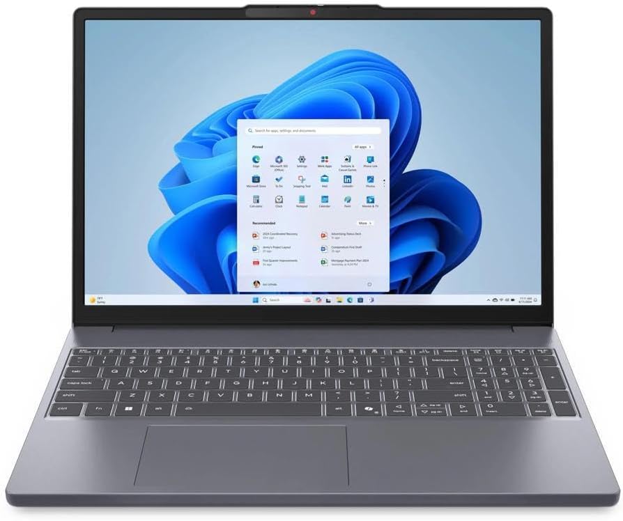 Lenovo IdeaPad Slim 3 15.3' Touchscreen WUXGA IPS Laptop, AMD Ryzen 5 8540U(Beat i7-1355U), 16GB DDR5 RAM, 1TB PCIe SSD, Backlit Keyboard, USB-C, Wi-Fi 6, Camera, Windows 11 Pro, w/BWE Stylus Pen