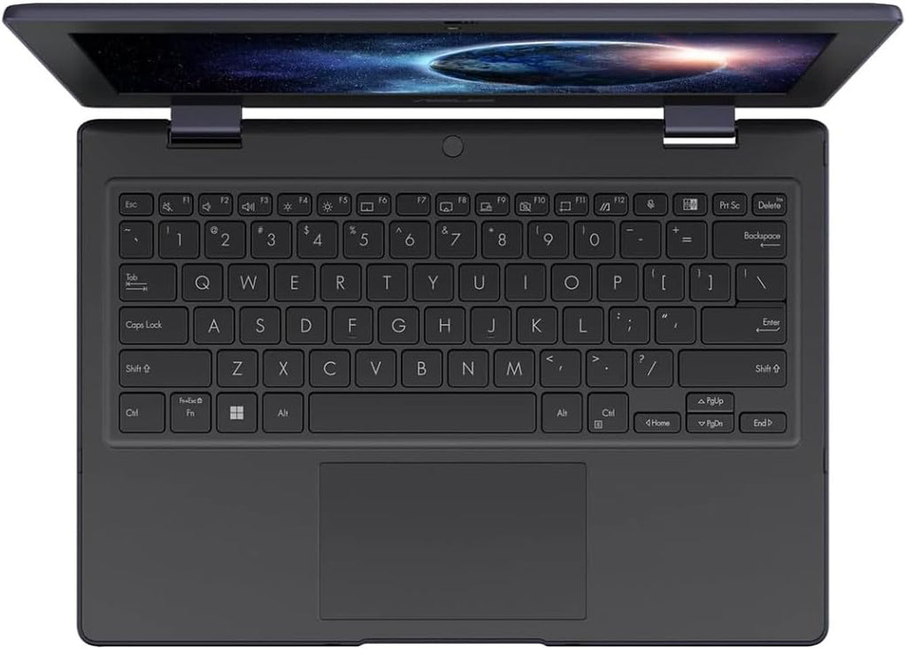 Asus BR1102FGA-YS14T 11.6' Touchscreen 2 in 1 - Rugged & Spill Resistant Notebook - HD 1366 x 768 - Intel Celeron N100 Quad-core (4 Core) - 4 GB On-board Memory - 128 GB SSD - Win11 Pro - Mineral Gray