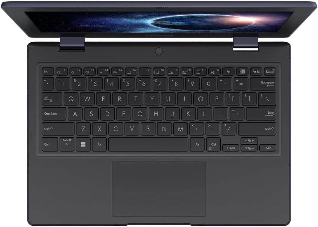 Asus BR1102FGA-YS14T 11.6' Touchscreen 2 in 1 - Rugged & Spill Resistant Notebook - HD 1366 x 768 - Intel Celeron N100 Quad-core (4 Core) - 4 GB On-board Memory - 128 GB SSD - Win11 Pro - Mineral Gray