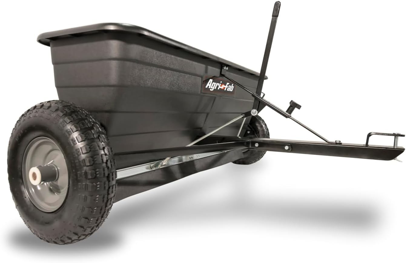 Agri-Fab 45-0288 175 lb. Tow-Behind Lawn & Garden Drop Spreader for Seed,Fertilizer, Salt, Ice Melt; Designed to Pull Behind Lawn & Garden Tractors