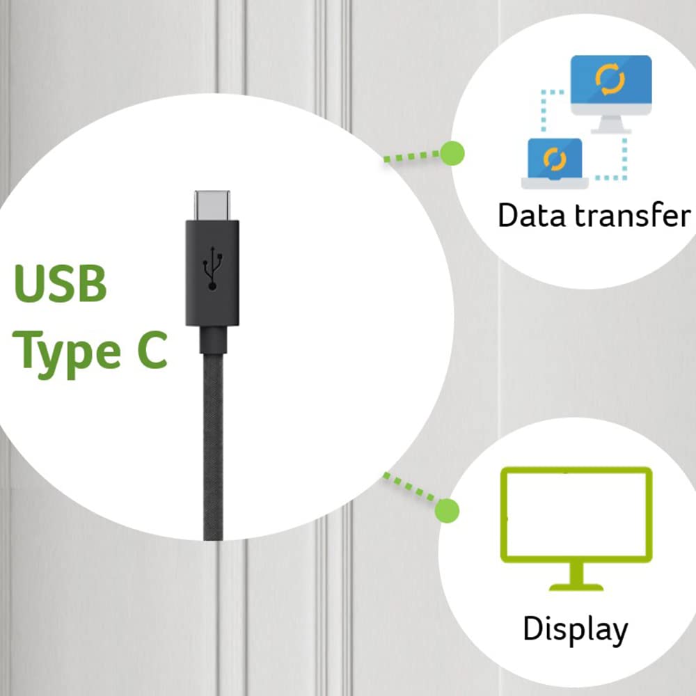 acer Portable Monitor | 18.5' FHD IPS | Adaptive-Sync Support (FreeSync Compatible) | Slim Design | External Monitor for Laptop PC/Mac | 100Hz | 2 x USB 3.1 Type-C Port & HDMI 1.4 | PM191Q Ebmiuux