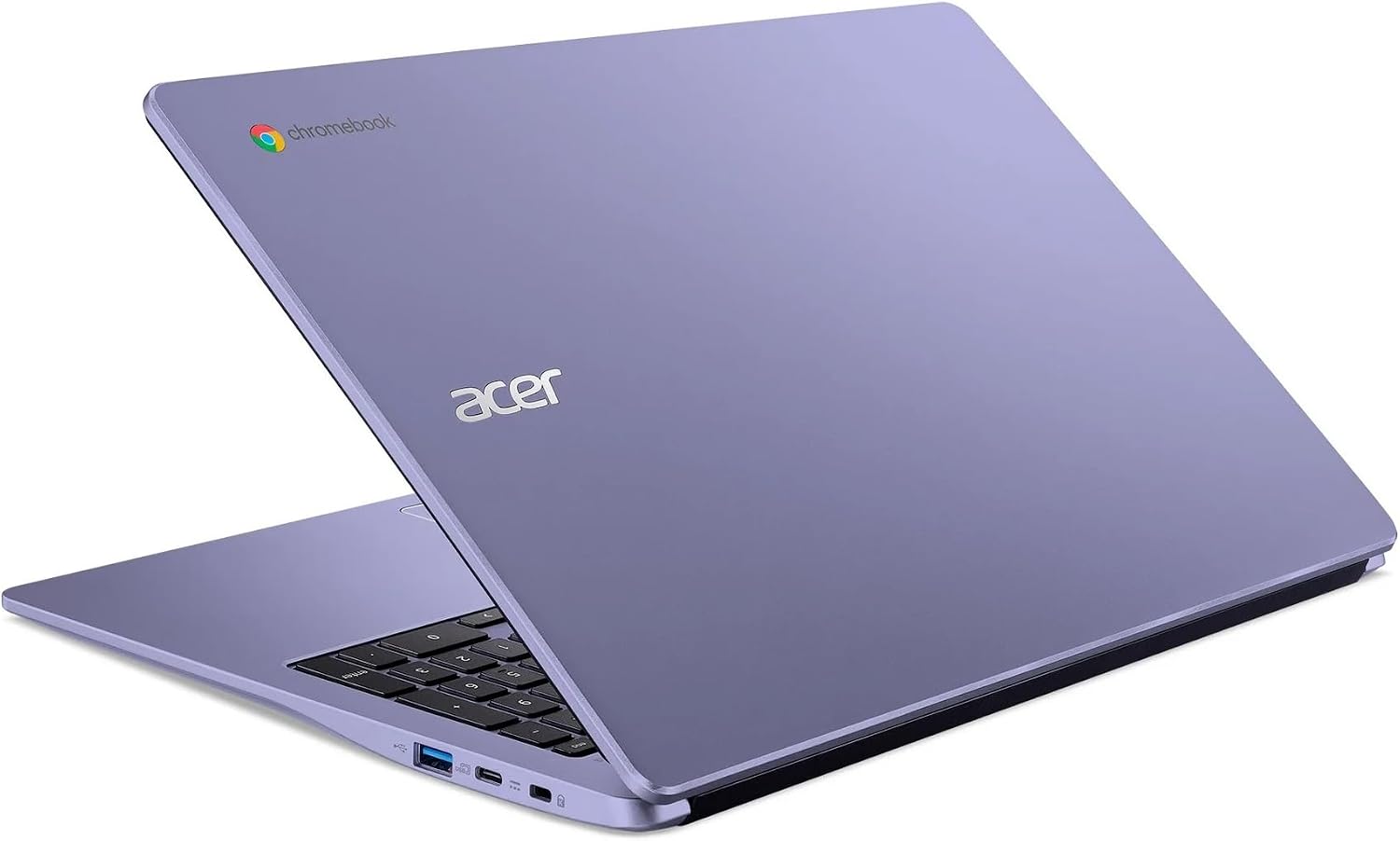 Acer Chromebook 15.6in Full HD IPS LCD in Lavender Intel Processor Up to 2.8GHz 4GB DDR4 64GB eMMC Intel 4K Graphics 6th Gen WiFi Webcam Chrome OS (CB315P - Renewed)