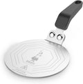 Bialetti Stainless Steel Plate,Heat Diffuser Cooking Induction Adapter,Steel,6 pints,(Pack of 6)