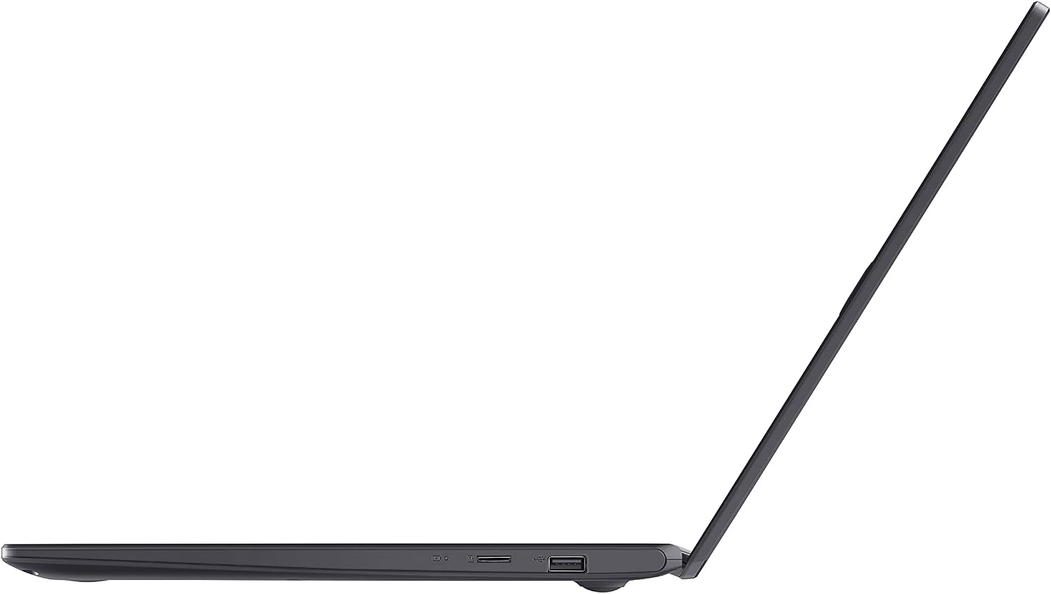 ASUS 15.6' Vivobook Go Slim Laptop, Thin & Portable for Student Study, Intel Dual Core N4500, 4GB RAM, 128GB SSD, Windows 11, Star Black, L510KA-ES04
