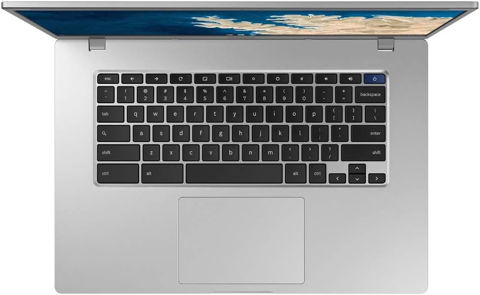 SAMSUNG XE350XBA-K01US Chromebook 4 + Chrome OS 15.6' Full HD Intel Celeron Processor N4000 4GB RAM 32Gb Emmc Gigabit Wi-Fi, Silver