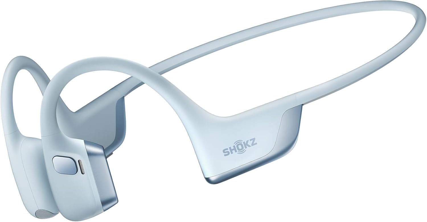 SHOKZ New OpenRun Pro 2-Bone Conduction Headphones,Open-Ear Bluetooth Wireless Sport Earphones for Running,Workouts-Sweat Resistant,Secure Comfortable Fit-Deep Bass,Smart Mic,Reflective Strip
