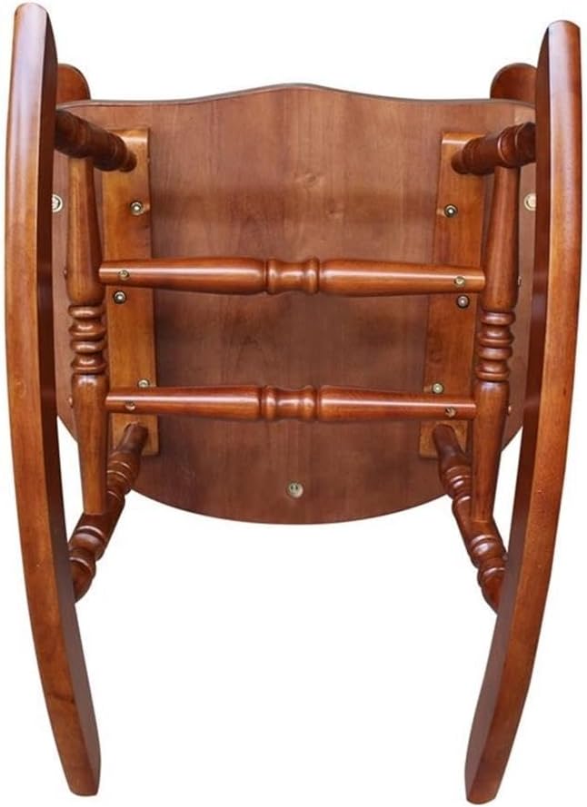 International Concepts Solid Wood Rocking Chair in Soft Cherry