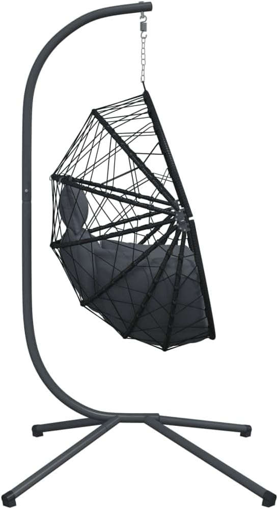 vidaXL Hanging Egg Chair Anthracite