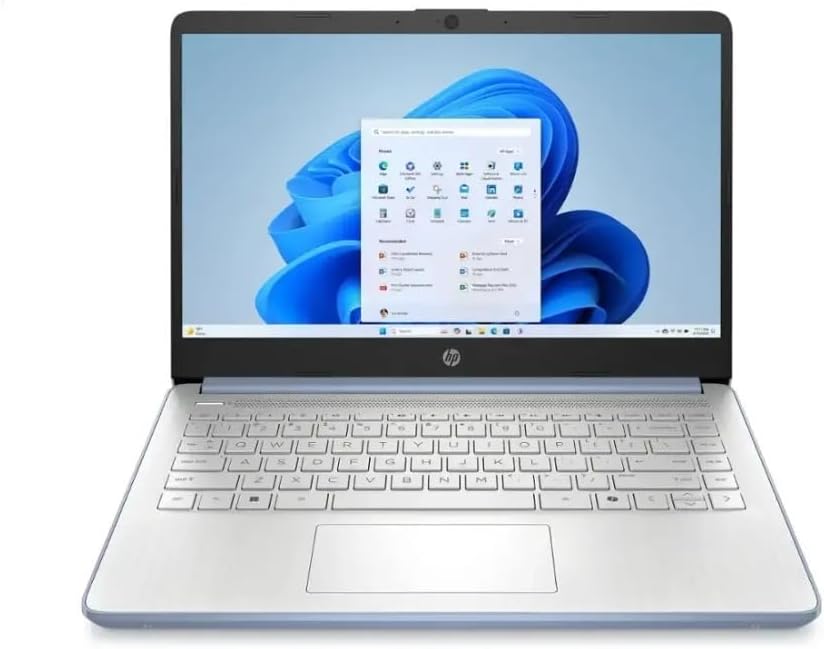 HP 2025 Student Business Laptop, Intel Processor N150(up to 3.6 GHz), 14 Inch LED Screen,8G RAM, 128GB Storange,1 Year Office 365, Windows 11 Home,Sky Blue