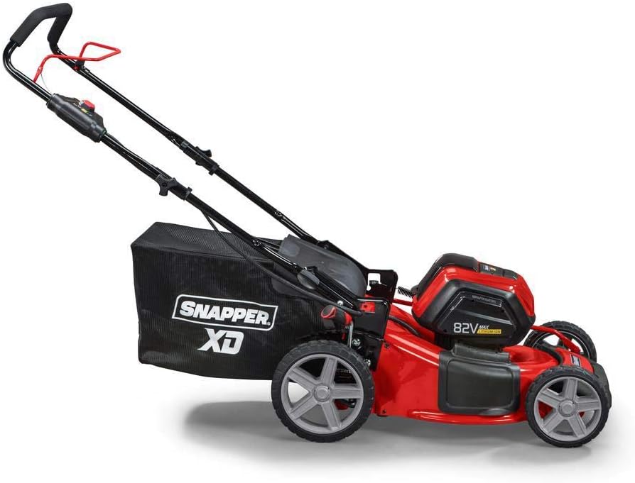 Snapper XD 82V MAX Cordless Electric 19' Push Lawn Mower, Includes Kit of 2 2.0 Batteries and Rapid Charger