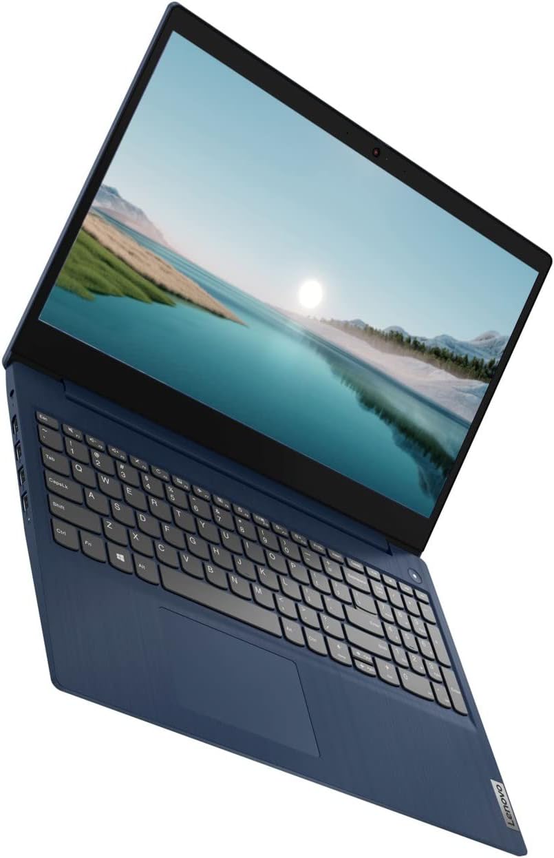 Lenovo Ideapad 3i Laptop, 15.6' FHD Display, 11th Gen Intel Core i3-1115G4, 8GB RAM, 128GB PCIe SSD, Webcam, HDMI, Wi-Fi, Fingerprint Reader, Bluetooth, Windows 11 Home, Abyss Blue