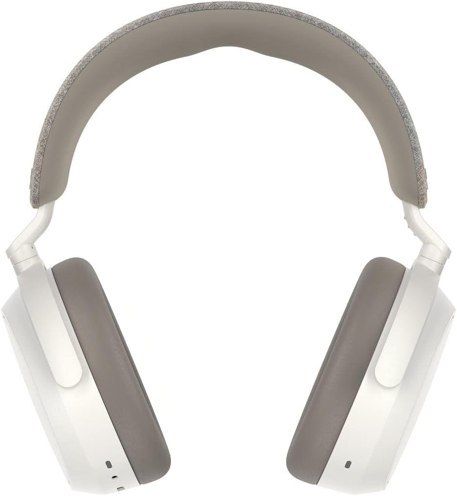 SENNHEISER Momentum 4 Wireless Headphones - Bluetooth Headset for Crystal-Clear Calls with Adaptive Noise Cancellation, 60h Battery Life and Customizable Sound, White (Renewed)