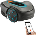 GARDENA 15202-41 SILENO Minimo - Automatic Robotic Lawn Mower, with Bluetooth app and Boundary Wire, one of The quietest in its Class, for lawns up to 5400 Sq Ft, Made in Europe, Grey