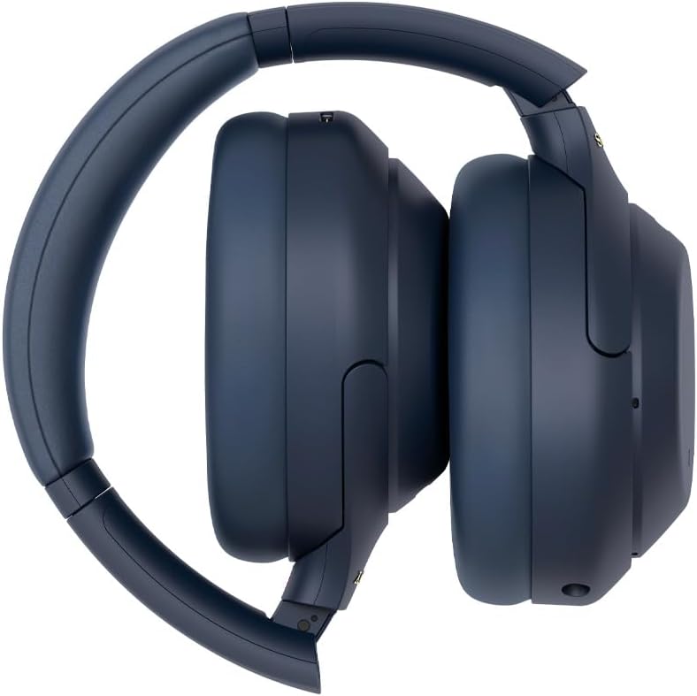 Sony WH-1000XM4 Wireless Premium Noise Canceling Overhead Headphones, Blue (Renewed)