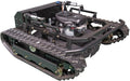 Remote-Controlled Tracked Robotic Lawnmower, Equipped with a 27hp High-Power Twin-Cylinder Engine and 48V Brushless Motor, All-Terrain Lawnmower, Climbing 65° Slope, Mowing Width 35.43 Inches