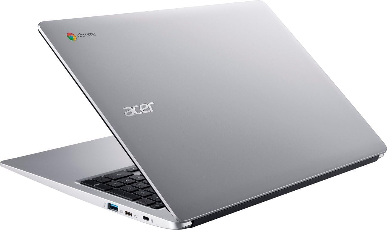 acer Chromebook 315 Laptop, 15.6' HD Display, Intel Celeron N4020(Up to 2.8GHz), 4GB RAM, 64GB eMMC, Intel UHD Graphics, 12.5H Long Battery, WiFi, Bluetooth, Chrome OS