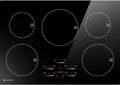 30 Inch 10600W Induction Cooktop,AMZCHEF 9 Levels Electric Cooktop with 5 BOOST Burners, Bulid-in Induction Stove Control by Slide Touchscreen, Safety Lock, Independent Timer, No Plug, 240V