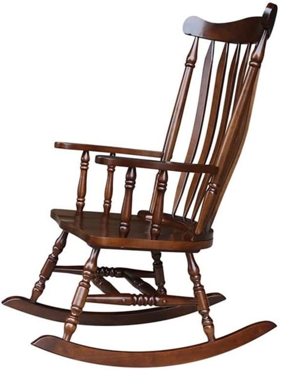 International Concepts Home Accent Solid Wood Rocker in Espresso