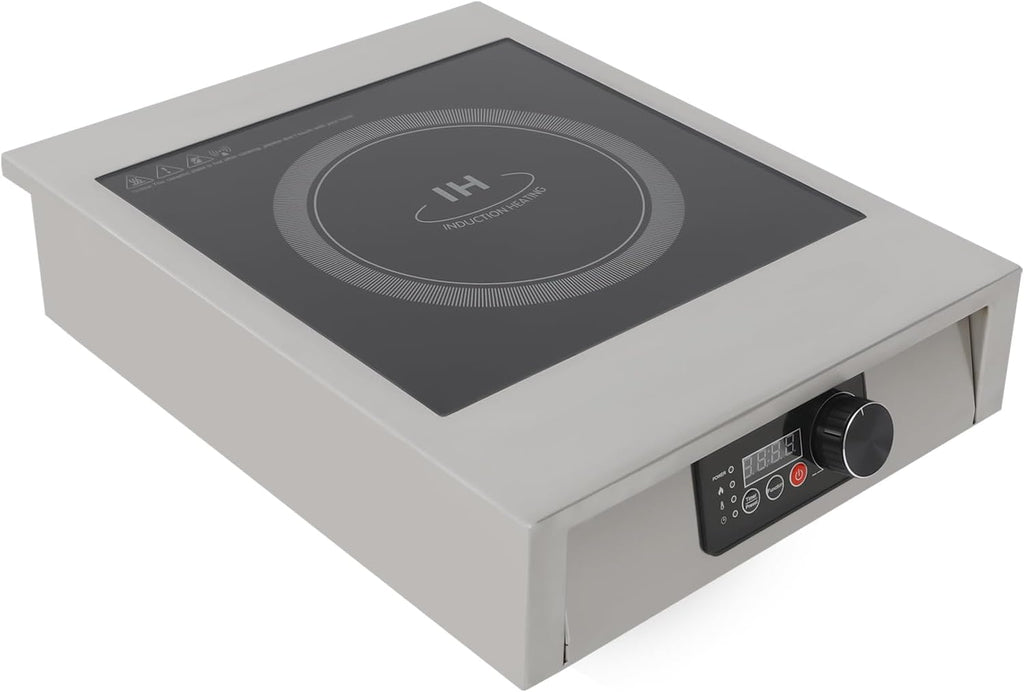 Induction Cooktop, 3500W 110V Portable Induction Cooktop Countertop Burner with LED Touch Knob Control for Faster Cooking