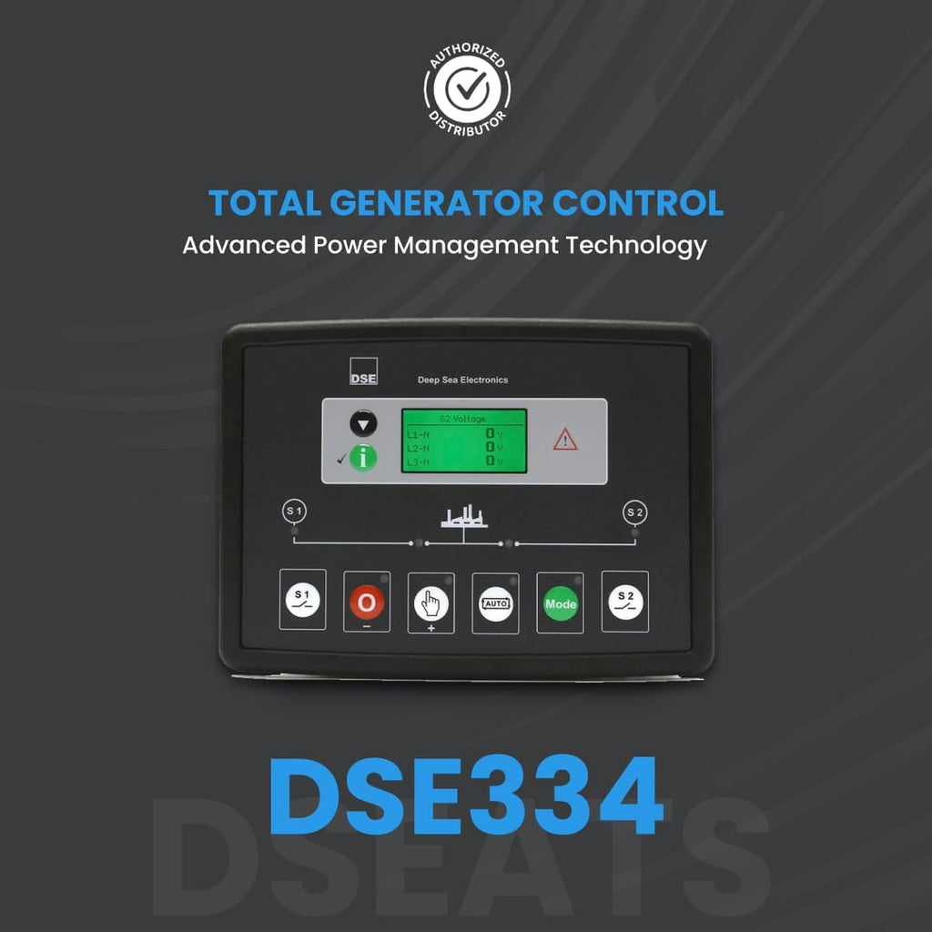 DSE334 Original - Made in UK | Auto Transfer Switch | DSE0334-01 Monitors Voltage/Frequency of AC Supply from 2 Different Sources | 12/24