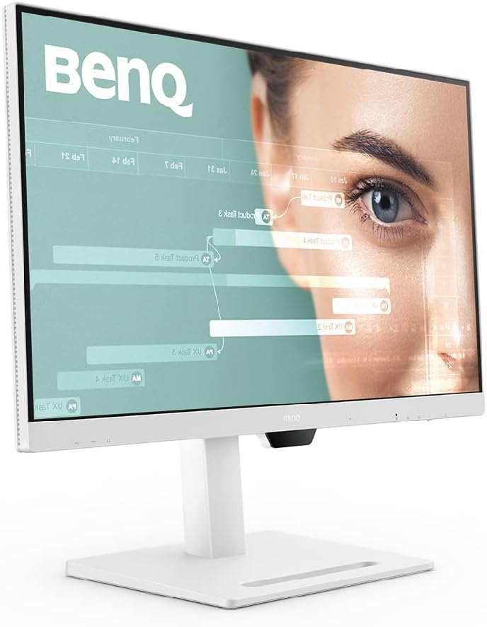 BenQ GW2790QT Productivity Monitor 27' 1440p | IPS| Eye-Care Tech | 99% sRGB | Brightness Intelligence Gen2 | Noise-Cancelling Mic & Speakers | Ergonomic | USB-C (65W) | USB Hub | DaisyChain | White