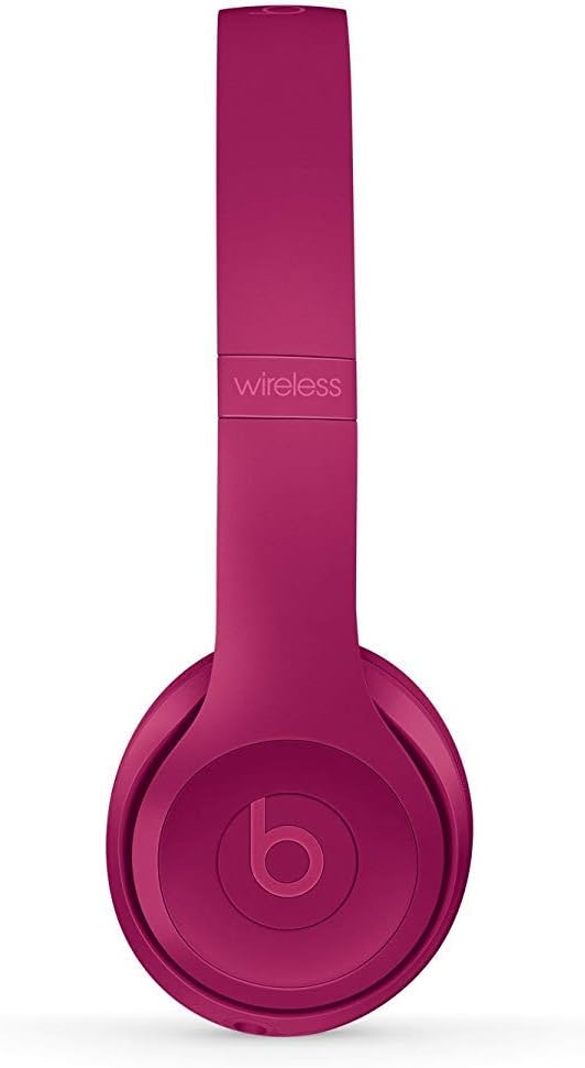 Beats by Dre Solo 3 Wireless On Ear Headphone Neighborhood Collection Brick Red (Renewed)