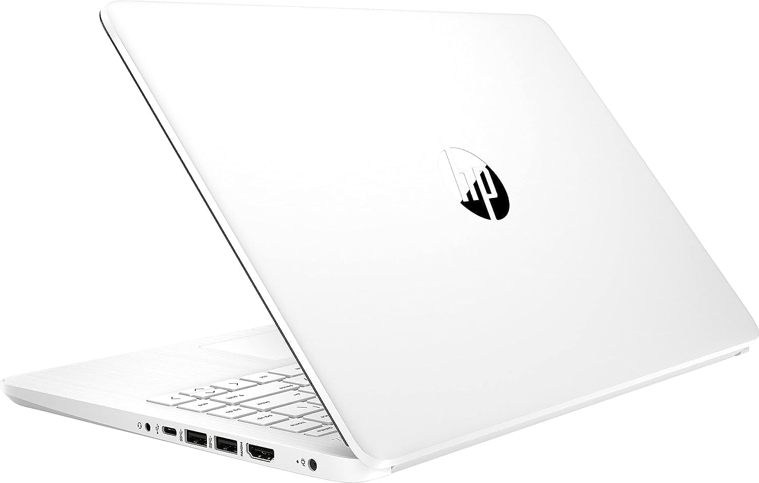 HP 14' Ultral Light Laptop for Students and Business, Intel Quad-Core N4120, 16GB RAM, 192GB Storage(64GB eMMC+128GB Ghost Manta SD), 1 Year Office 365, Webcam, HDMI, WiFi, USB-A&C, Win 11 S