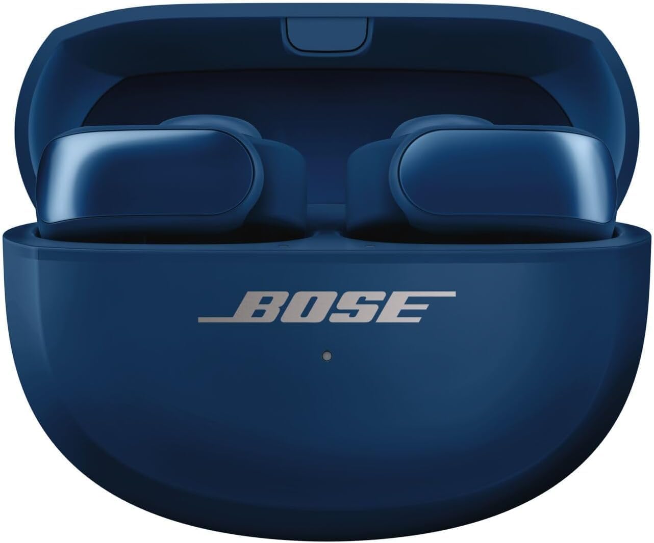 Bose Ultra Open Earbuds - Bluetooth Open Ear Earbuds with OpenAudio for Awareness, Clip-On Design for Comfort, Water Resistant, Up to 48 Hrs of Playtime, Lunar Blue - Limited Edition Color