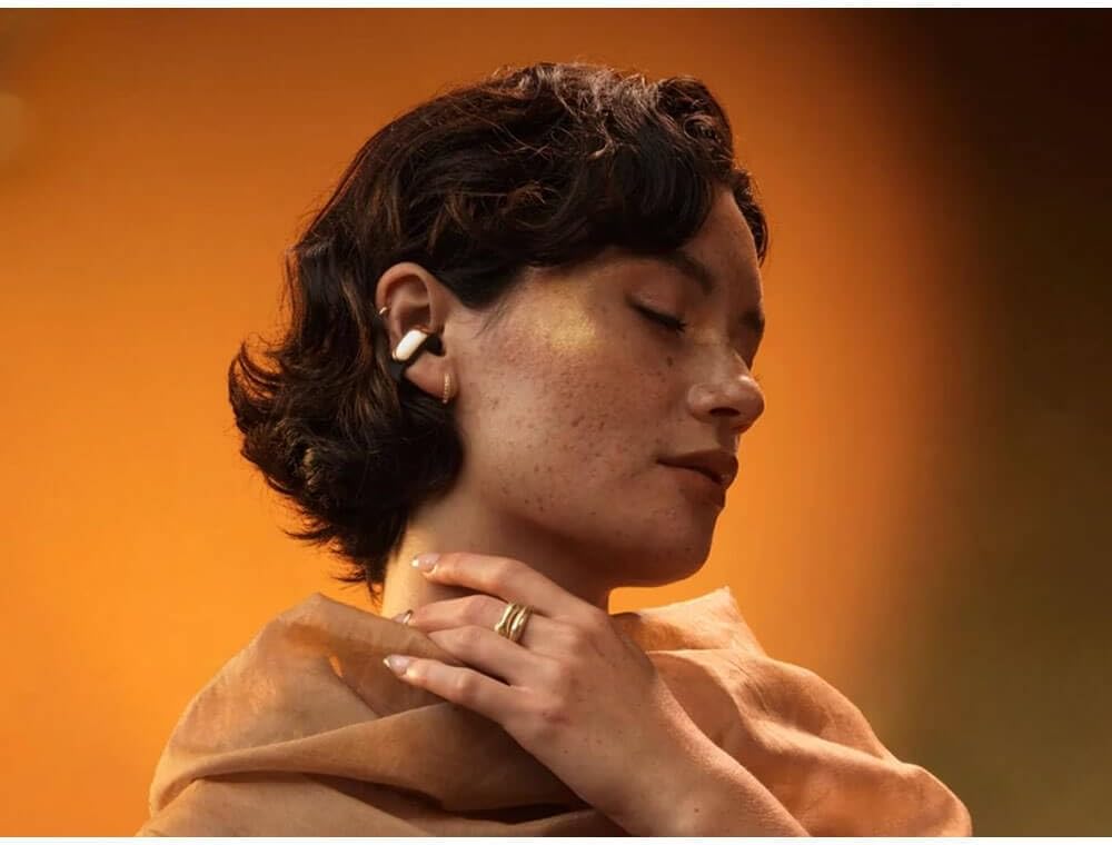 Bose Ultra Open Earbuds - Bluetooth Open Ear Earbuds with OpenAudio for Awareness, Clip-On Design for Comfort, Water Resistant, Up to 48 Hrs of Playtime, Desert Gold - Limited Edition Color