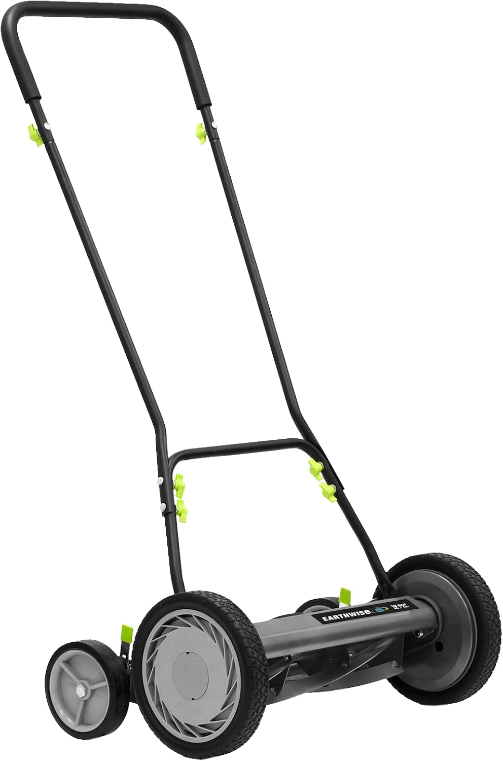 Earthwise 1816-18EW 18-Inch 5-Blade Push Reel Lawn Mower, Grey