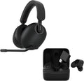 Sony INZONE H9 Wireless Noise Canceling Gaming Headset (Black) + Wireless Gaming Earbuds (Black)
