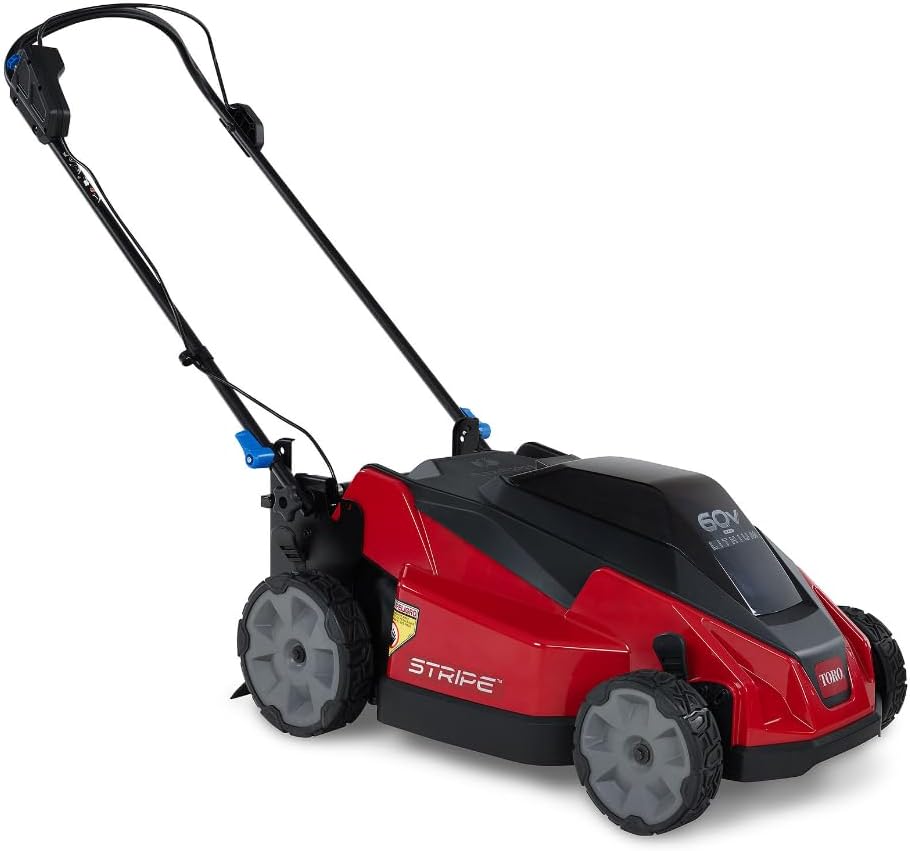 Toro 60V MAX* 21 in. Stripe® Push Lawn Mower - Battery/Charger Not Included