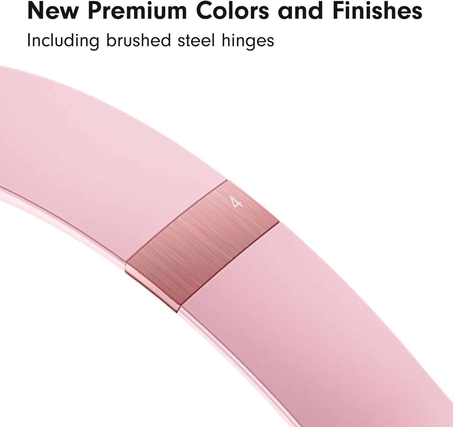 Beats Solo 4 - Wireless On-Ear Bluetooth Headphones, Up to 50-Hour Battery Life, Ultra-Lightweight Comfort, Powerful and Balanced Sound, Apple & Android Compatible - Amazon Exclusive Metallic Pink