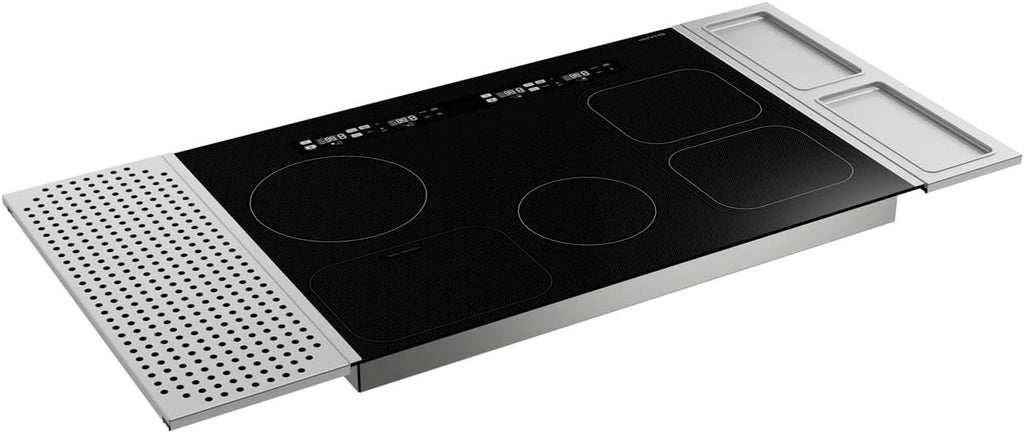 Sharp SCH3043GB 30' Induction Cooktop, Premium Glass, White LED Display, Individualized timers for each cooking zone, 4 cooking zones w/Simmer, Warm, & Melt presets, Residual heat indicator