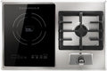 ToughGrade 2 Burner RV Cooktop, 1 x 1600W Induction Burner, 1 x 6500BTU Gas Burner | RV Cooktop | Camper Cooktop
