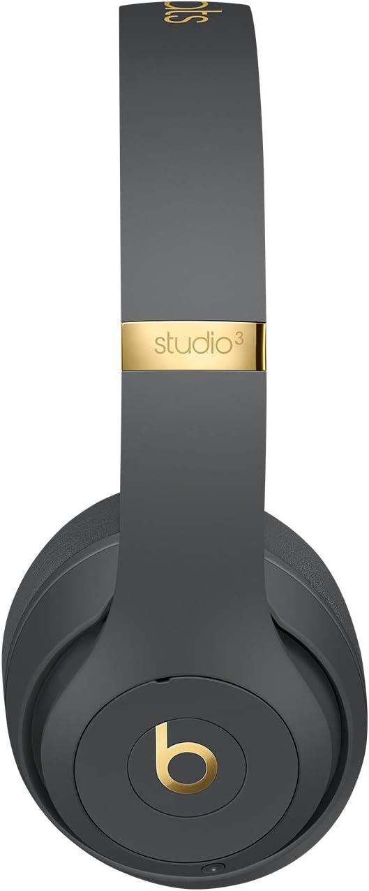Beats Studio3 Wireless Headphones – The Beats Skyline Collection - Shadow Gray (Latest Model) (Renewed)
