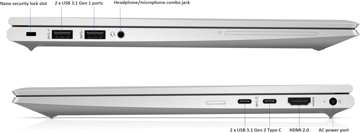 HP EliteBook 845 G7 Business Laptop, Windows 11 Pro, 14' FHD(1920x1080), AMD Ryzen 5Pro 4650 2.1GHz Up to 4.0GHz, 16GB RAM, 512GB SSD, Backlit Keyboard, CAM (Renewed)