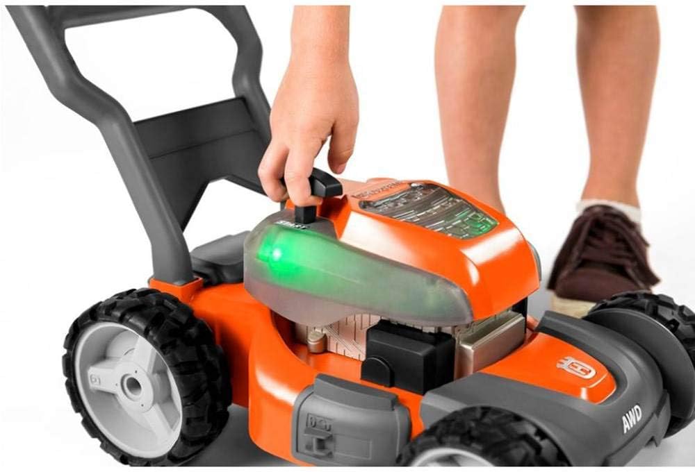 Husqvarna Kids Battery Operated Toy Leaf Blower + Weed Eater + Lawn Mower w/ Sound