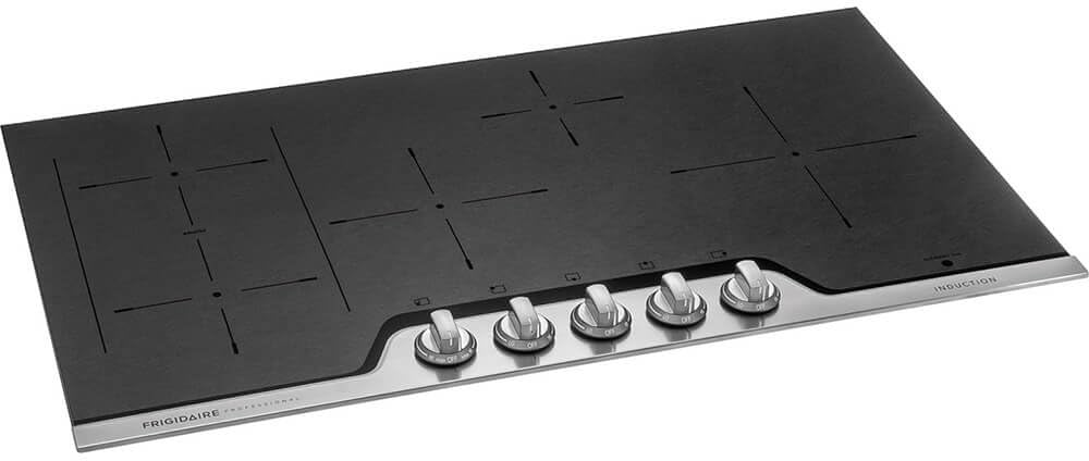 Frigidaire Professional 36 Inch Electric 5-Burner Induction Cooktop with Stainless Steel - Heats Fast and Even, FPIC3677RF