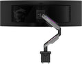 MSI MPG MT201R V2 - Premium RGB Single Monitor Stand Arm, Supports 17-49' Screens and 44 lbs, VESA Compatible, Adjustable Heavy Duty Gas Spring Mount, Clamp & Grommet, Quick Release Plate - Gray