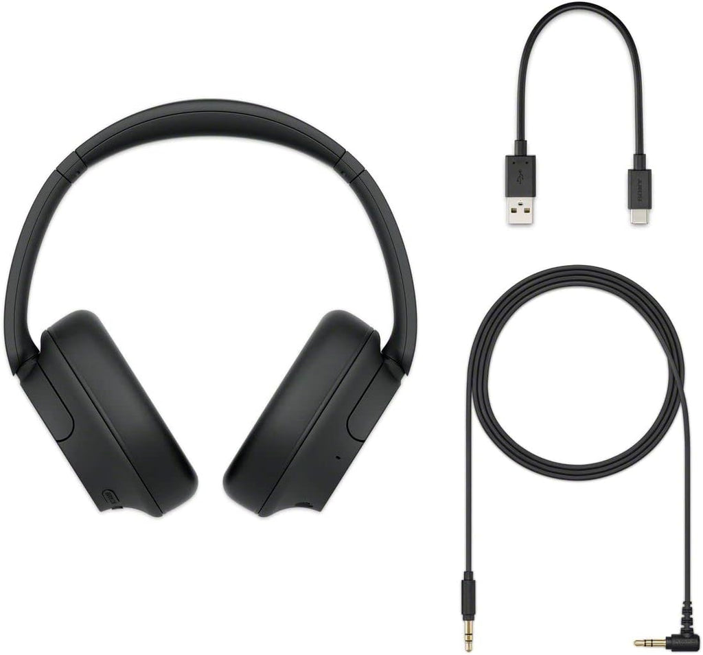 Sony WHCH720N Wireless Over The Ear Noise Canceling Headphones with 2 Microphones and Alexa Voice Control (Black)