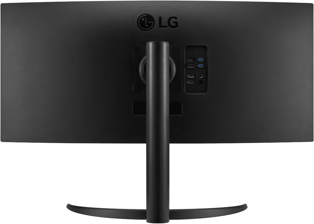 LG 34WR55QC-B 34' Curved UltraWide WQHD HDR 10 100Hz Monitor with USB Type-C, 3440x1440 Curved Display, 100Hz Refresh Rate, AMD FreeSync, Borderless Design