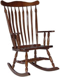 International Concepts Solid Wood Rocking Chair in Soft Cherry