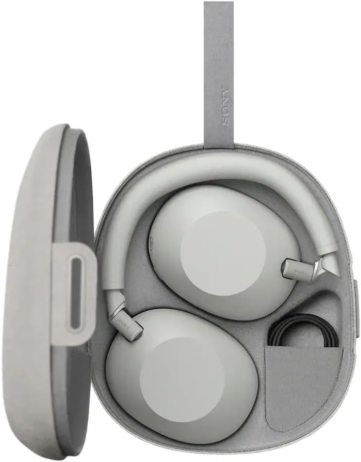 Sony WH-1000XM6 Flagship Noise Cancelling Wireless Over-Ear Headphones, Silver (International Model)
