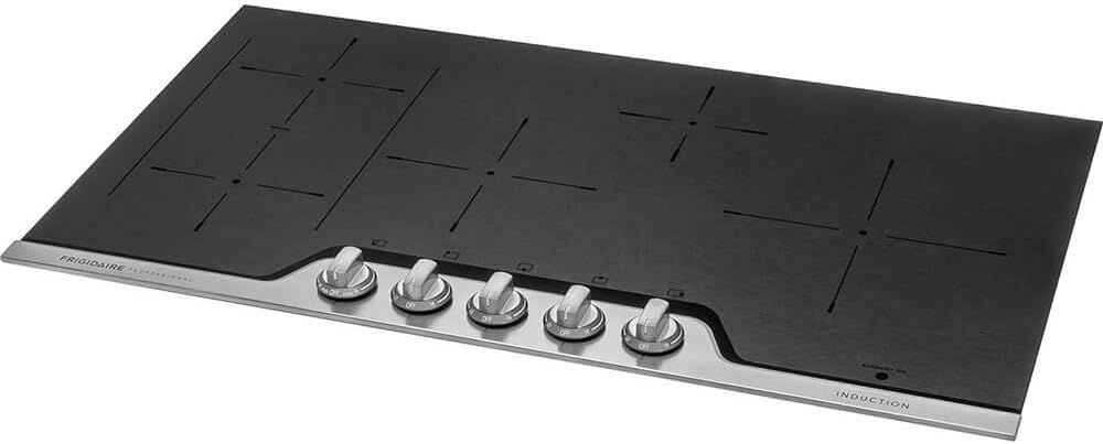 Frigidaire Professional 36 Inch Electric 5-Burner Induction Cooktop with Stainless Steel - Heats Fast and Even, FPIC3677RF