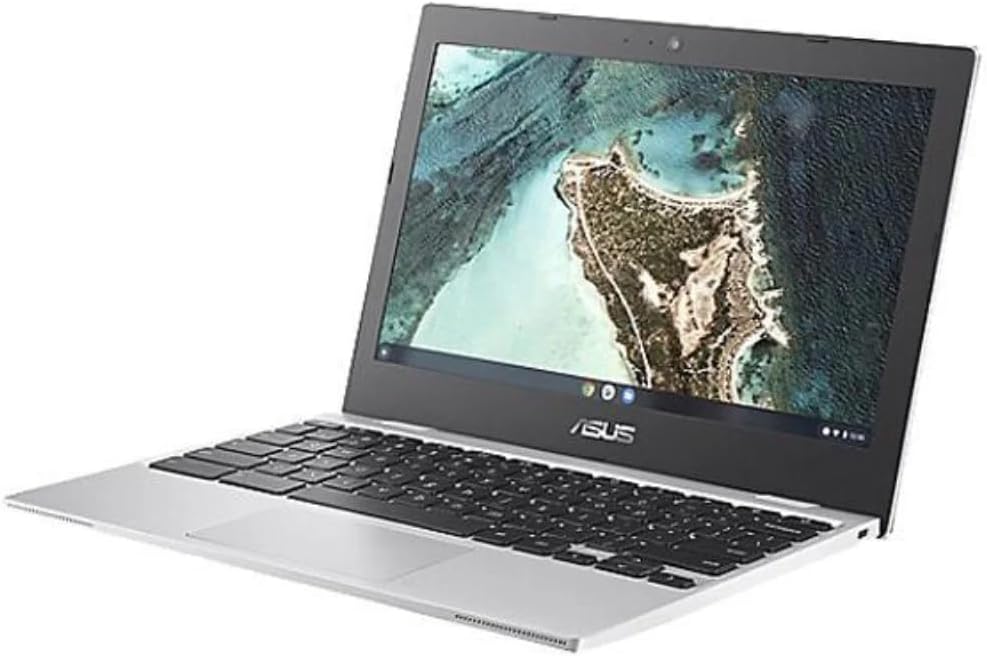 ASUS Chromebook CX1 Laptop, 15.6' FHD (1920 x 1080) LED Display, Intel Celeron N4500 Processor, 8GB RAM, 64GB eMMC, Chrome OS, Silver, TWE 64GB Micro SD Card