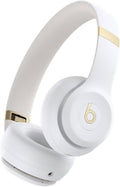 Beats Solo 4 - Wireless Bluetooth On-Ear Headphones, Apple & Android Compatible, Up to 50 Hours of Battery Life - Warm White