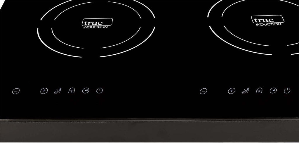TI-2B 23 inch Built-In Dual Burner Induction Glass-Ceramic Cooktop, 1750W, UL858 Certified
